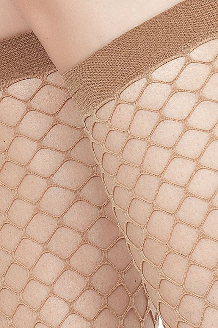 GB FASHION NET WOMAN BIG FISH NET KNEE HIGHS