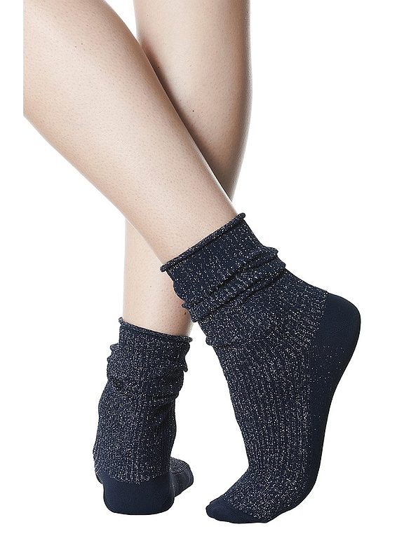 LUCY X2 - FASHION STRETCH RIBBED SOCKS