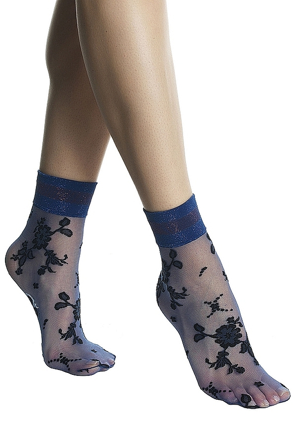 POMPEA JASMINE-FASHION SOCKS WITH LAME