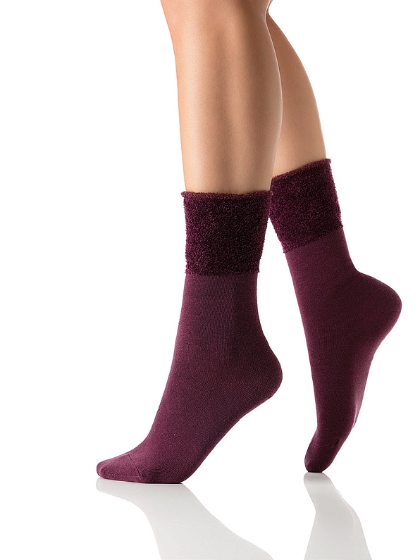 POMPEA FANNY - WOMEN COTTON BLEND FASHION LONG SOCKS