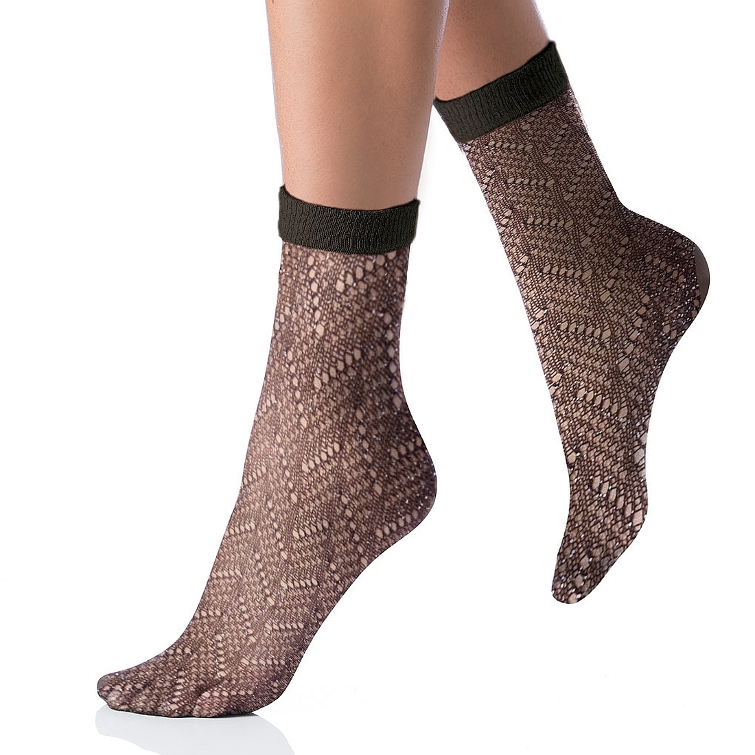 POMPEA CHANTAL - ΣΟΣΟΝΙ ΕΛΑΣΤΙΚΟ 40 DEN ΜΕ ΣΧΕΔΙΟ V ΚΑΙ ΛΟΥΡΕΞ