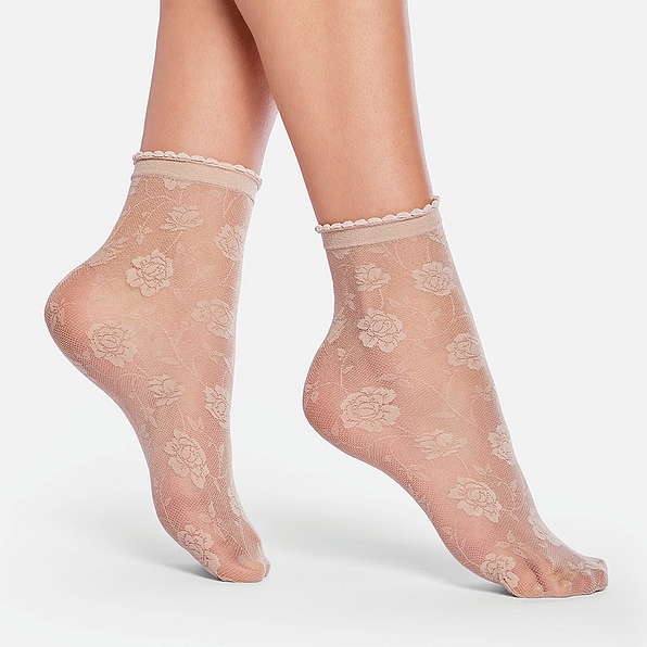 POMPEA MARZIA - LAME FASHION STRETCH SOCKS