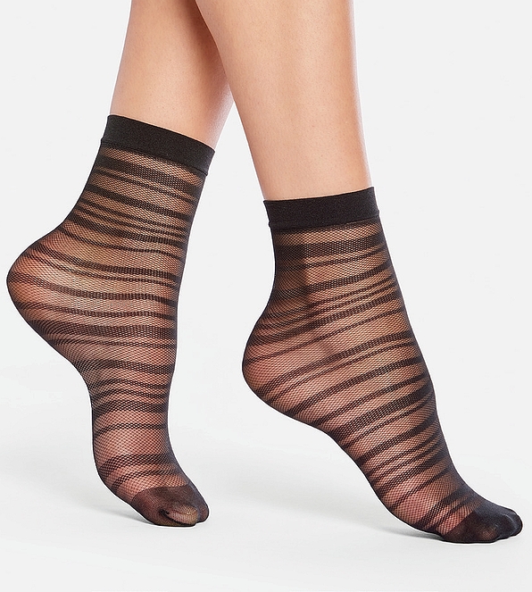 POMPEA GUENDALINA - WOMEN FASHION STRETCH SOCKS, SHEER