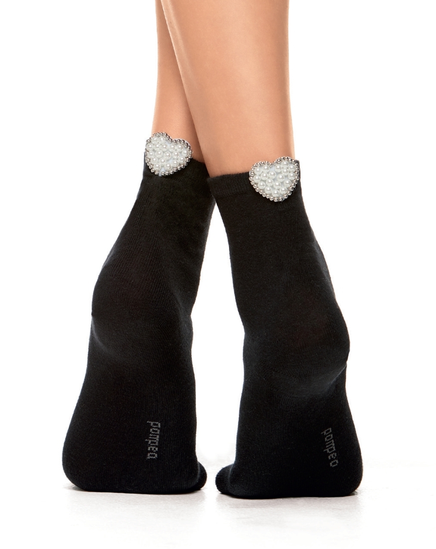 POMPEA GELSOMINA - ΣΟΣΟΝΙ ΒΑΜΒΑΚΕΡΟ ΜΕ ΣΧΕΔΙΟ ΚΑΡΔΟΥΛΑ ΣΤΟ ΠΙΣΩ ΜΕΡΟΣ ΑΠΟ ΠΕΡΛΕΣ