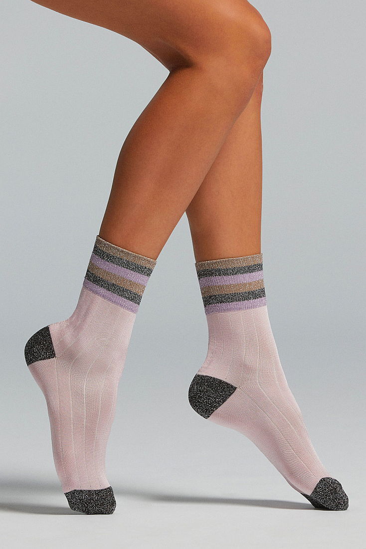 CZ FENICIA ΓΥΝΑΙΚΕΙΟ ΣΟΣΟΝΙ VISCOSE ΡΙΜΠ ΜΕ LOUREX ΣΕ ΜΥΤΗ, ΦΤΕΡΝΑ ΚΑΙ ΛΑΣΤΙΧΟ