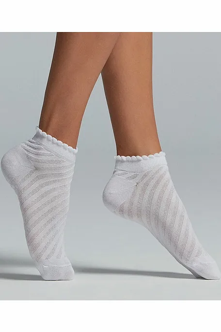 MCZ SVEVA ΓΥΝΑΙΚΕΙΟ ΒΑΜΒΑΚΕΡΟ ΚΟΦΤΟ ΣΟΣΟΝΙ ΜΕ ΣΧΕΔΙΟ ΡΙΓΕΣ ΣΤΗΝ ΠΛΕΞΗ ΚΑΙ ΜΠΙΜΠΙΛΑ ΣΤΟ ΛΑΣΤΙΧΟ