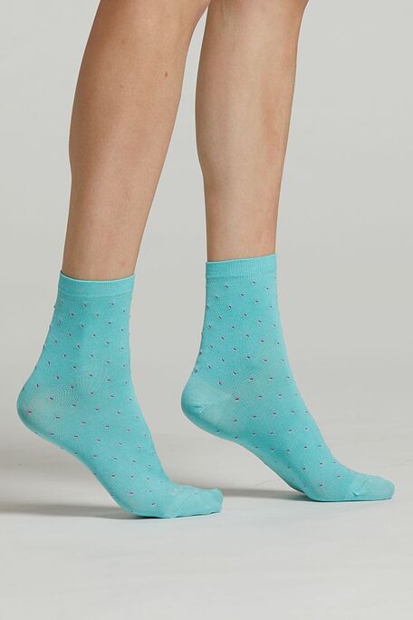 CZ IBISCO WOMAN MERCERIZED COTTON SOCKS WITH DESCRETE ALL-OVER PATTERN