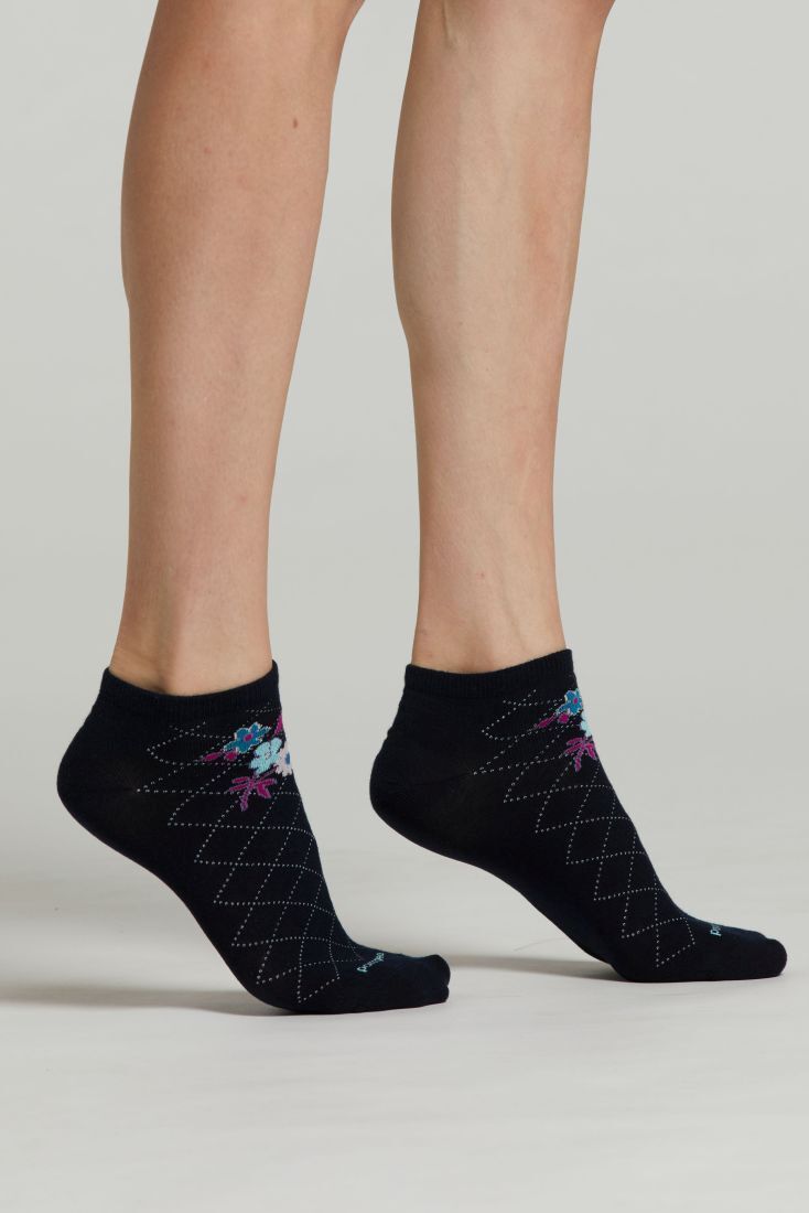 MCZ GENZIANA ΓΥΝΑΙΚΕΙΑ ΒΑΜΒΑΚΕΡΗ ΚΟΦΤΗ ΚΑΛΤΣΑ ΜΕ ΓΕΩΜΕΤΡΙΚΟ-FLORAL ΣΧΕΔΙΟ