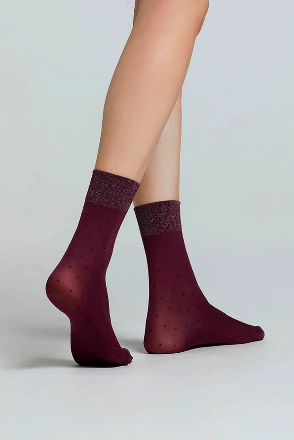 CZ ANEMONE ΓΥΝΑΙΚΕΙΟ ΕΛΑΣΤΙΚΟ ΣΟΣΟΝΙ ΜΕ ΣΧΕΔΙΟ ΜΙΚΡΑ ΠΟΥΑ ΚΑΙ ΛΟΥΡΕΞ ΛΑΣΤΙΧΟ