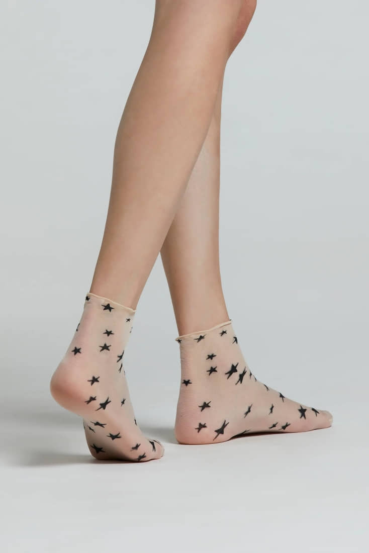 CZ ALYSSA ΓΥΝΑΙΚΕΙΟ ΕΛΑΣΤΙΚΟ ΣΟΣΟΝΙ ΜΕ ΣΧΕΔΙΟ ΑΣΤΕΡΙΑ ΚΑΙ ΕΛΕΥΘΕΡΟ ΤΕΛΕΙΩΜΑ