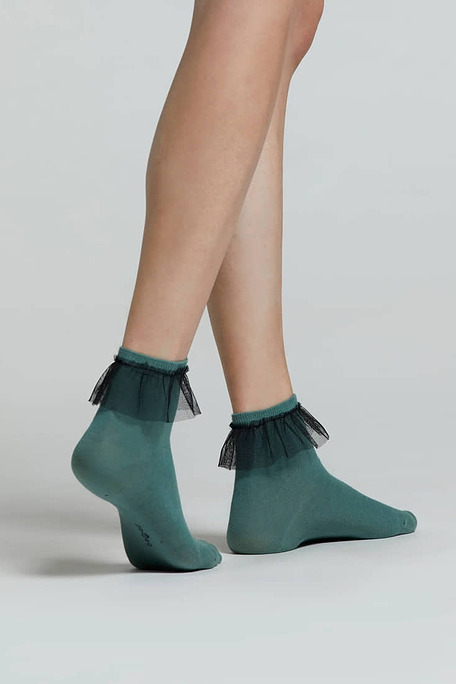 CZ GIGLIO ΓΥΝΑΙΚΕΙΟ ΒΑΜΒΑΚΕΡΟ ΣΟΣΟΝΙ ΜΕ ΣΧΕΔΙΟ ΠΛΙΣΕ ΤΟΥΛΙ ΣΤΟ ΛΑΣΤΙΧΟ