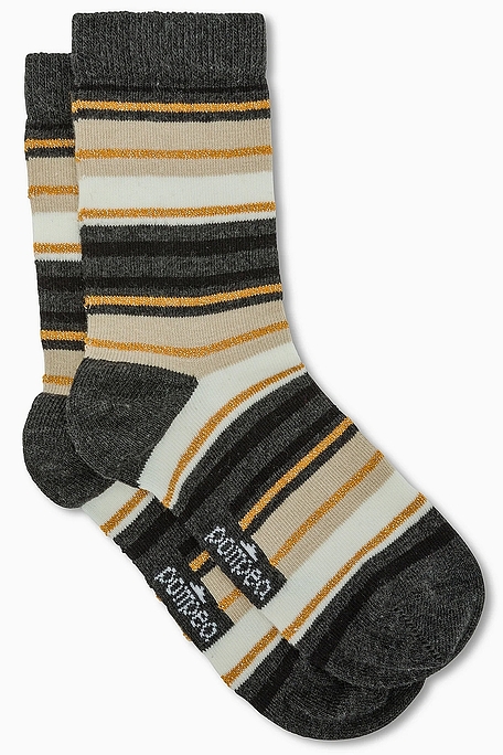 GIRL COTTON NORMAL SOCKS WITH VARIOUS STRIPY PATTERN - CZ BIMBA ELSA