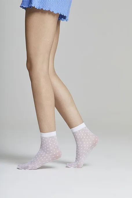 ΓΥΝΑΙΚΕΙΟ ΛΕΠΤΟ ΕΛΑΣΤΙΚΟ ΣΟΣΟΝΙ ΜΕ ΣΧΕΔΙΟ ΜΙΚΡΑ ΤΡΙΓΩΝΑ - CZ FIORDALISO