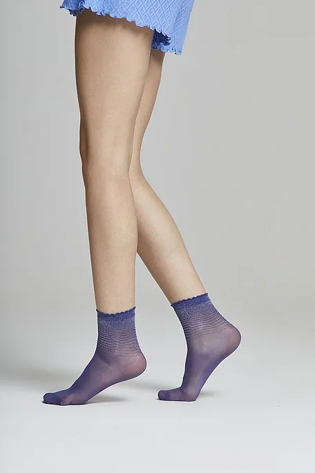 ΓΥΝΑΙΚΕΙΟ ΛΕΠΤΟ ΕΛΑΣΤΙΚΟ ΣΟΣΟΝΙ ΜΕ ΣΧΕΔΙΟ ΟΡΙΖΟΝΤΙΕΣ LUREX ΡΙΓΕΣ ΚΑΙ ΚΥΜΑΤΙΣΤΟ ΤΕΛΕΙΩΜΑ - CZ ORTENSIA