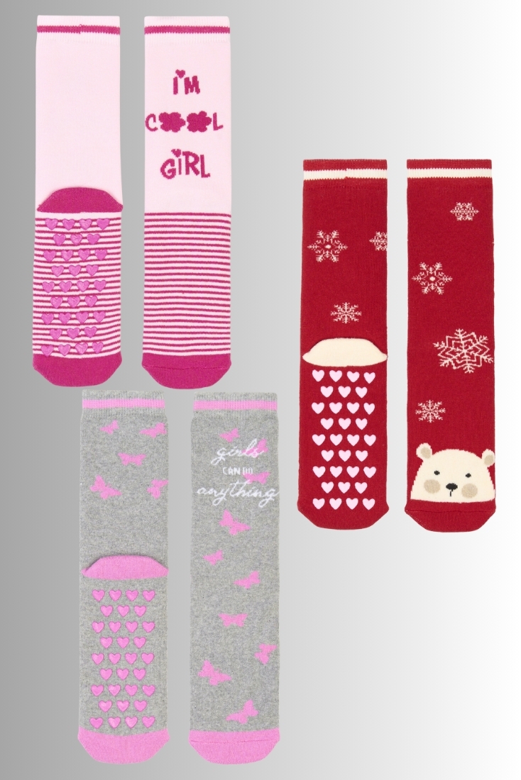 ΚΟΡΙΤΣΙΣΤΙΚΗ ΦΡΟΤΕ ΒΑΜΒΑΚΕΡΗ ΚΑΛΤΣΟΠΑΝΤΟΦΛΑ  ΑΝΤΙΟΛΙΣΘΗΤΙΚΗ ΜΕ ABS & ΣΧΕΔΙΟ X-MAS Ή ΡΙΓΕ Ή ΠΕΤΑΛΟΥΔΕΣ-ABS F.KARA