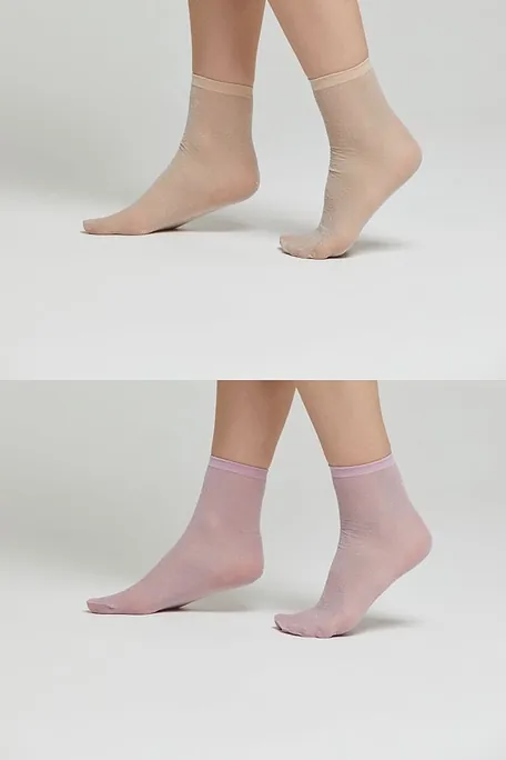 2-PACK ΓΥΝΑΙΚΕΙΑ ΕΛΑΣΤΙΚΗ ΗΜΙΚΟΝΤΗ LUREX ΚΑΛΤΣΑ-CZX2 PATTY