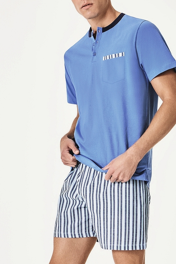 VENTOTENE - COTTON JERSEY T-SHIRT & WOVEN SHORTS