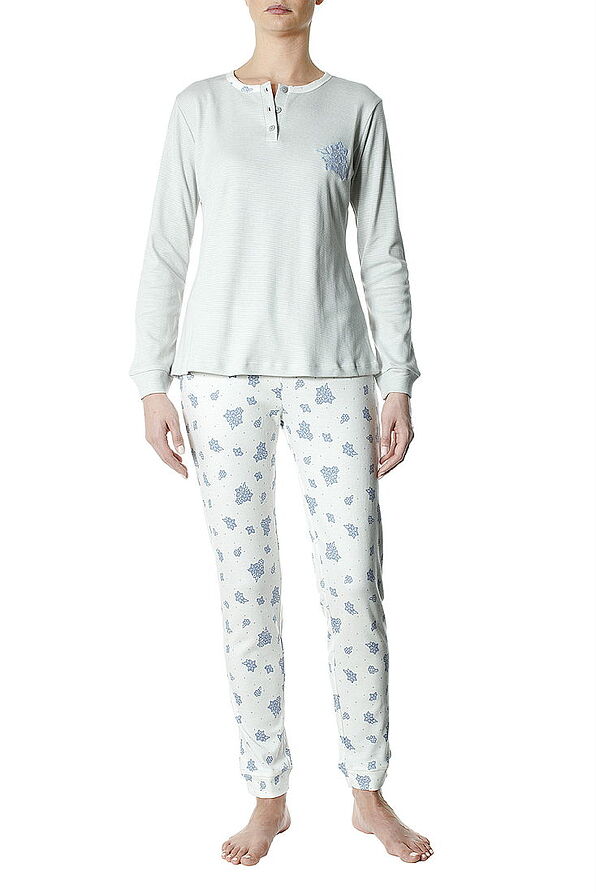 VIGNOLA - SWEATER AND TROUSERS IN COTTON INTERLOCK