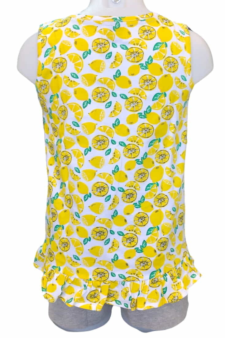 PJ JOGIOBA ΚΟΡΙΤΣΙΣΤΙΚΗ ΒΑΜΒΑΚΕΡΗ ΚΟΝΤΗ ΠΙΤΖΑΜΑ ΜΕ ΤΥΠΩΜΑ ΛΕΜΟΝΙΑ ΛΑΙΜΟΚΟΨΗ ΦΑΡΔΙΑ ΤΙΡΑΝΤΑ