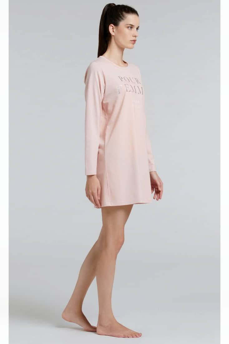 ND KALIKA ΓΥΝΑΙΚΕΙΑ ΒΑΜΒΑΚΕΡΗ ΖΕΡΣΕΪ ΝΥΧΤΙΚΙΑ ΜΟΝΟΧΡΩΜΗ ΜΕ ΕΚΤΥΠΩΣΗ ΚΑΙ ΛΑΙΜΟΚΟΨΗ