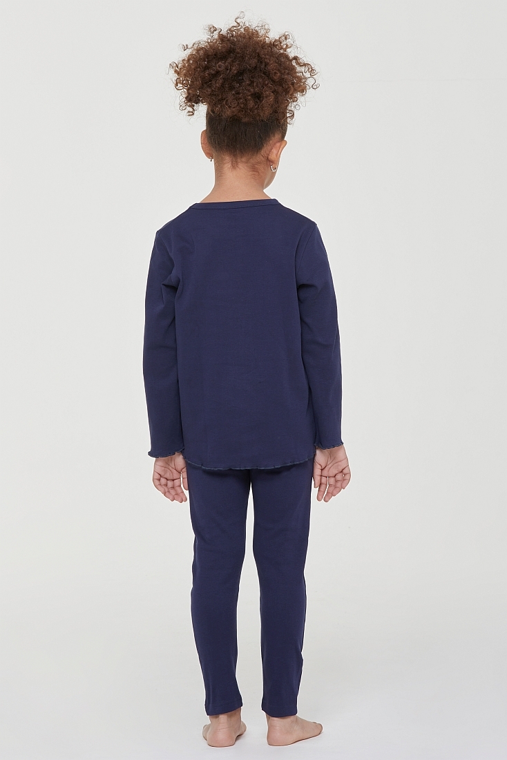 ΚΟΡΙΤΣΙΣΤΙΚΗ ΜΑΚΡΙΑ ΒΑΜΒΑΚΕΡΗ ΠΙΤΖΑΜΑ ΜΕ GLITTER ΣΤΑΜΠΑ ΚΑΙ ΠΑΝΤΕΛΟΝΙ ΜΕ ΑΝΟΙΧΤΟ ΜΠΑΤΖΑΚΙ ΚΑΙ ΠΙΣΩ ΤΣΕΠΗ - PJ CHIARA