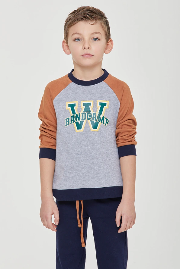 ΑΓΟΡΙΣΤΙΚΗ ΜΑΚΡΙΑ ΒΑΜΒΑΚΕΡΗ ΠΙΤΖΑΜΑ ΜΕ ΣΤΑΜΠΑ ΚΑΙ ΠΑΝΤΕΛΟΝΙ ΜΕ ΛΑΣΤΙΧΟ ΜΕΣΗΣ ΚΟΡΔΟΝΙ ΚΑΙ ΠΙΣΩ ΤΣΕΠΗ - PJ ELVIS