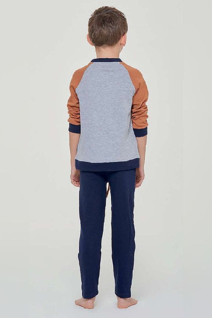 ΑΓΟΡΙΣΤΙΚΗ ΜΑΚΡΙΑ ΒΑΜΒΑΚΕΡΗ ΠΙΤΖΑΜΑ ΜΕ ΣΤΑΜΠΑ ΚΑΙ ΠΑΝΤΕΛΟΝΙ ΜΕ ΛΑΣΤΙΧΟ ΜΕΣΗΣ ΚΟΡΔΟΝΙ ΚΑΙ ΠΙΣΩ ΤΣΕΠΗ - PJ ELVIS