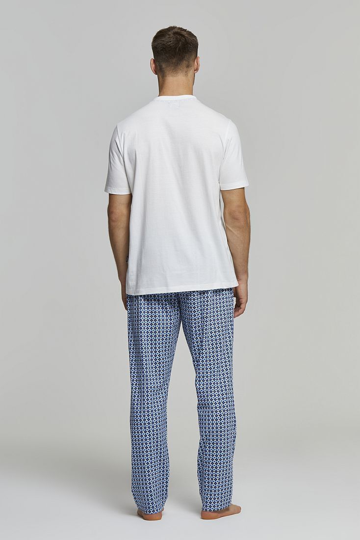 ΑΝΔΡΙΚΗ ΜΑΚΡΙΑ ΒΑΜΒΑΚΕΡΗ ΠΙΤΖΑΜΑ ΜΕ ΠΑΤΙΛΕΤΑ ΤΣΕΠΑΚΙ ΣΤΟ ΣΤΗΘΟΣ ΠΛΑΪΝΕΣ ΤΣΕΠΕΣ ΚΑΙ ΕΜΠΡΙΜΕ ΣΧΕΔΙΟ - PJ GIULIANO