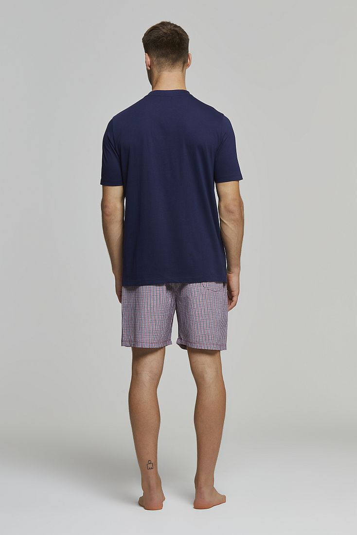 ΑΝΔΡΙΚΗ ΒΑΜΒΑΚΕΡΗ ΠΙΤΖΑΜΑ ΜΕ ΠΑΤΙΛΕΤΑ ΤΣΕΠΑΚΙ ΠΙΣΩ ΤΣΕΠΗ ΣΟΡΤΣ ΑΠΌ ΣΤΑΘΕΡΟ ΥΦΑΣΜΑ ΣΕ ΚΑΡΟ Ή ΡΙΓΕ ΣΧΕΔΙΟ - PJ ALBINO