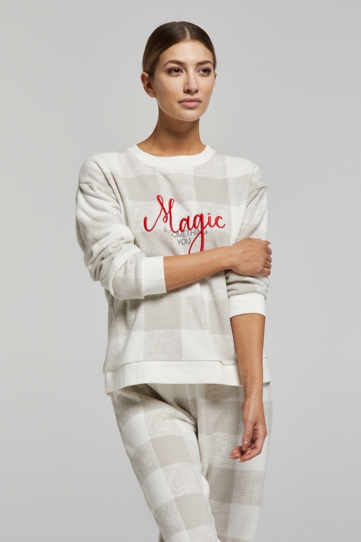 ΓΥΝΑΙΚΕΙΑ ΜΑΛΑΚΗ FLEECE ΠΙΤΖΑΜΑ ΚΑΡΟ ΜΕ ΚΕΝΤΗΜΑ & ΠΑΝΤΕΛΟΝΙ ΜΕ ΠΙΣΩ ΤΣΕΠΗ & ΜΠΑΤΖΑΚΙ ΜΕ ΛΑΣΤΙΧΟ-PJ ARIA