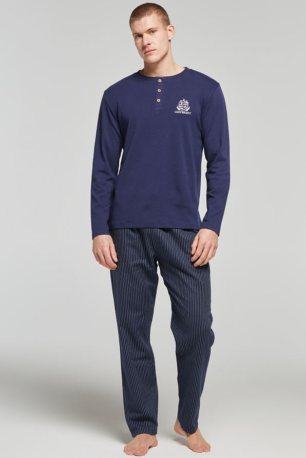 ΑΝΔΡΙΚΗ ΒΑΜΒΑΚΕΡΗ ΙΝΤΕΡΛΟΚ ΠΙΤΖΑΜΑ ΜΕ ΠΑΤΙΛΕΤΑ & ΚΑΡΟ Ή ΡΙΓΕ ΦΑΝΕΛΑ ΠΑΝΤΕΛΟΝΙ-PJ CRISTIAN