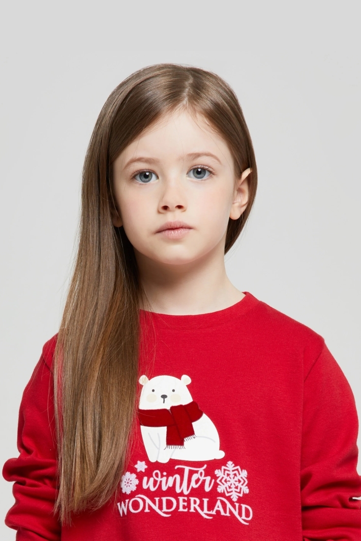 ΚΟΡΙΤΣΙΣΤΙΚΗ ΒΑΜΒΑΚΕΡΗ ΙΝΤΕΡΛΟΚ ΠΙΤΖΑΜΑ X-MAS ΤΥΠΩΜΑ ΜΕ ΚΑΡΟ ΦΑΝΕΛΑ ΠΑΝΤΕΛΟΝΙ & ΠΙΣΩ ΤΣΕΠΗ-PJ ALBA