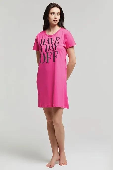 MAXI T-SHIRT ΓΥΝΑΙΚΕΙΟ ΚΟΝΤΟ ΒΑΜΒΑΚΕΡΟ ΝΥΧΤΙΚΟ ΜΕ ΔΙΑΦΟΡΕΣ ΣΤΑΜΠΕΣ- DORA