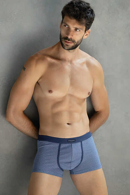 ΑΝΔΡΙΚΟ ΒΑΜΒΑΚΕΡΟ BOXER ΜΕ ΕΣΩΤΕΡΙΚΟ ΛΑΣΤΙΧΟ ΚΑΙ ΠΟΥΑ ΣΧΕΔΙΟ