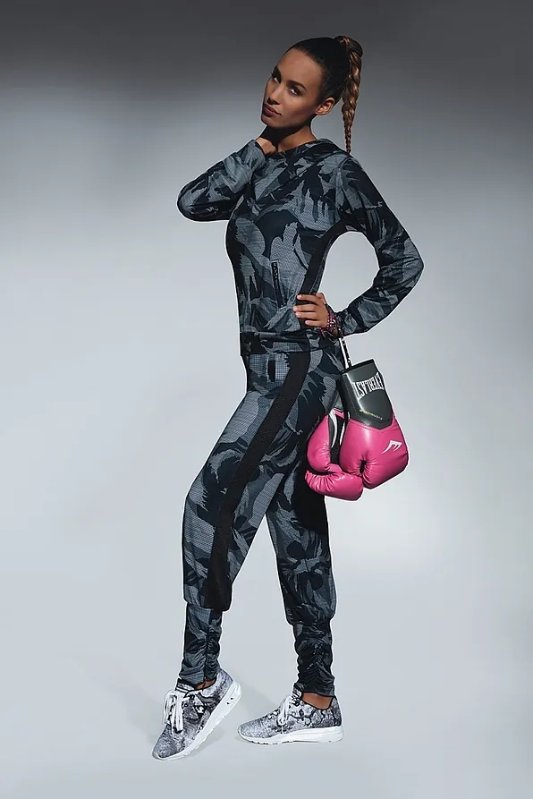 ATHENA-PANTS ΓΥΝΑΙΚΕΙΟ ΠΑΝΤΕΛΟΝΙ ΦΟΡΜΑΣ JOGGER ΔΙΑΠΝΕΟΝ ΜΕ DIGITAL PRINT