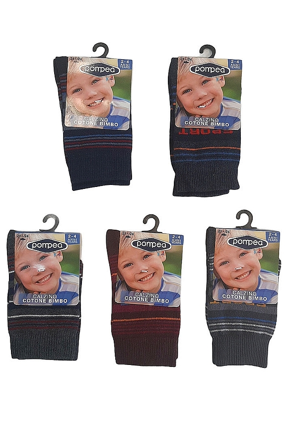 POMPEA BCZ-RISIKO - SHORT SOCKS FOR KIDS IN COTTON