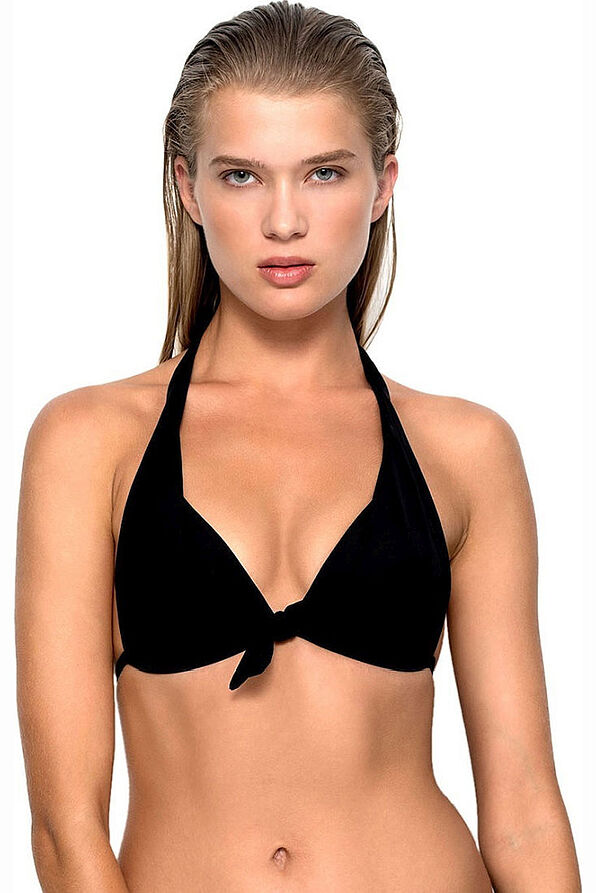 SOLIDS HALTER ΓΥΝΑΙΚΕΙΟ ΜΟΝΟΧΡΩΜΟ ΜΑΓΙΟ TOP ΤΡΙΓΩΝΟ ΣΕ CUP B ΜΕ ΜΗ ΑΦΑΙΡΟΥΜΕΝΗ ΕΝΙΣΧΥΣΗ ΧΩΡΙΣ ΜΠΑΝΕΛΑ