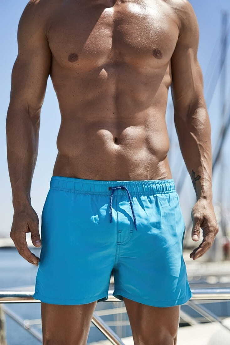 SOLIDS ΑΝΔΡΙΚΟ ΜΟΝΟΧΡΩΜΟ ΜΑΓΙΟ ΣΟΡΤΣ ΣΤΟ ΜΗΡΟ ΜΕ ΤΣΕΠΕΣ ΚΑΙ ΚΟΡΔΟΝΙ ΜΕΣΗΣ