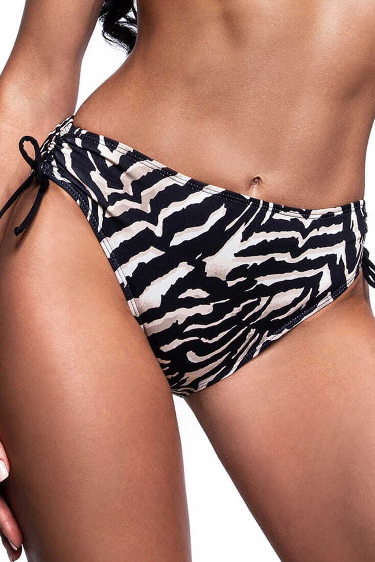 AFRICA DESERT ΓΥΝΑΙΚΕΙΟ ΜΑΓΙΟ BIKINI SLIP ΜΕ ΣΟΥΡΑ ΚΟΡΔΟΝΙ ANIMAL ΤΥΠΩΜΑ ΨΗΛΟΜΕΣΟ ΚΑΝΟΝΙΚΗΣ ΚΑΛΥΨΗΣ