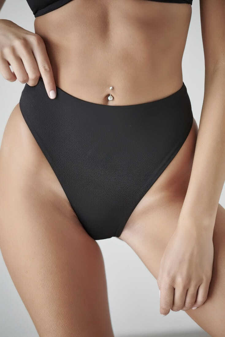 SOLIDS ΓΥΝΑΙΚΕΙΟ ΜΑΓΙΟ BIKINI SLIP BRAZIL ΨΗΛΟΜΕΣΟ ΜΟΝΟΧΡΩΜΟ