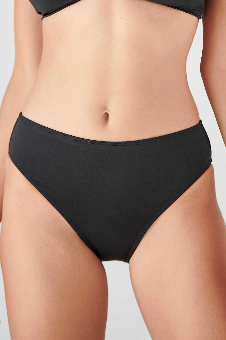 SOLIDS ΓΥΝΑΙΚΕΙΟ ΜΑΓΙΟ BIKINI SLIP ΟΛΟΚΛΗΡΟ ΨΗΛΟΜΕΣΟ ΜΟΝΟΧΡΩΜΟ