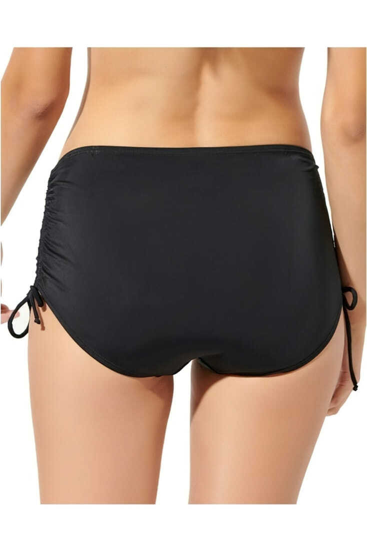 SOLIDS ΓΥΝΑΙΚΕΙΟ ΜΑΓΙΟ BIKINI SLIP ΜΟΝΟΧΡΩΜΟ ΟΛΟΚΛΗΡΟ ΜΕ ΣΟΥΡΑ ΠΟΥ ΑΥΞΟΜΕΙΩΝΕΙ ΣΤΟ ΠΛΑΙ