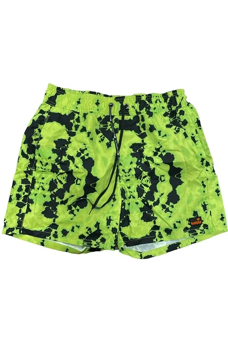 BLACK SAND ΑΝΔΡΙΚΟ ΜΑΓΙΟ ΣΟΡΤΣ ΣΤΟ ΜΗΡΟ ΜΕ ΤΥΠΩΜΑ FLUO TIE DYE ΤΣΕΠΕΣ ΚΑΙ ΚΟΡΔΟΝΙ ΜΕΣΗΣ