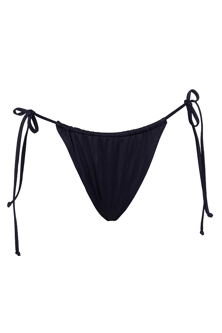 SOLIDS ΓΥΝΑΙΚΕΙΟ ΜΑΓΙΟ BIKINI SLIP BRAZIL ΜΟΝΟΧΡΩΜΟ ΜΕ ΚΟΡΔΟΝΙΑ ΜΙΚΡΗΣ ΠΙΣΩ ΚΑΛΥΨΗΣ