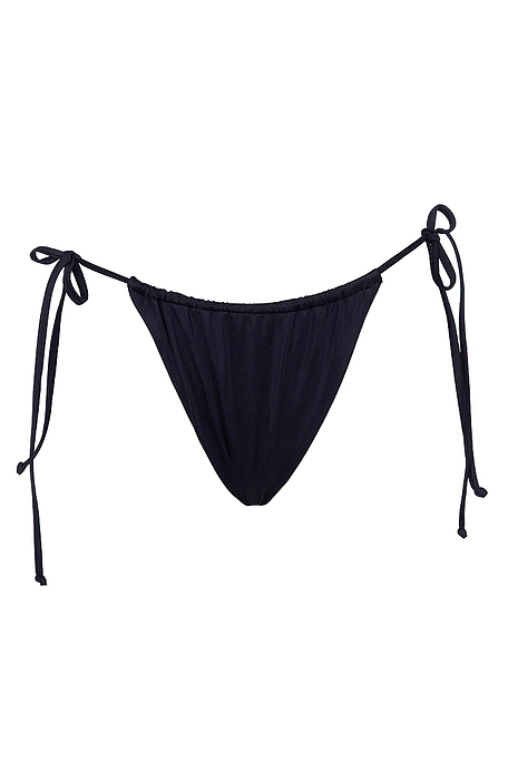 SOLIDS ΓΥΝΑΙΚΕΙΟ ΜΑΓΙΟ BIKINI SLIP BRAZIL ΜΟΝΟΧΡΩΜΟ ΜΕ ΚΟΡΔΟΝΙΑ ΜΙΚΡΗΣ ΠΙΣΩ ΚΑΛΥΨΗΣ