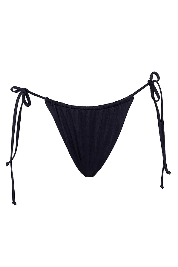 SOLIDS ΓΥΝΑΙΚΕΙΟ ΜΑΓΙΟ BIKINI SLIP BRAZIL ΜΟΝΟΧΡΩΜΟ ΜΕ ΚΟΡΔΟΝΙΑ ΜΙΚΡΗΣ ΠΙΣΩ ΚΑΛΥΨΗΣ