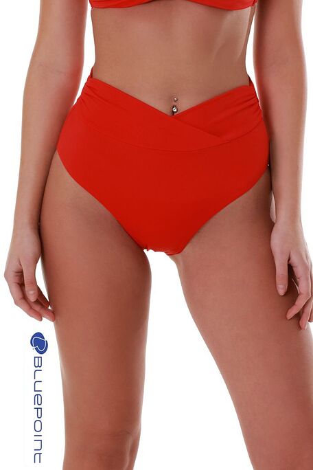 SOLIDS WOMAN BIKINI BOTTOM HIGHWAISTED HIGH LEG PLAIN FULL BACK COVERAGE