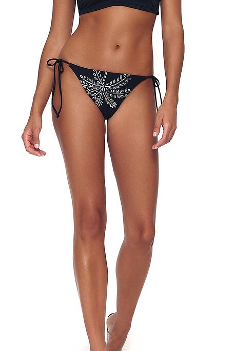 ΓΥΝΑΙΚΕΙΟ ΜΑΓΙΟ BIKINI SLIP BRAZIL ΜΕ ΚΟΡΔΟΝΙΑ ΜΙΚΡΗΣ ΠΙΣΩ ΚΑΛΥΨΗΣ-BLACK AND WHITE ADDICTION