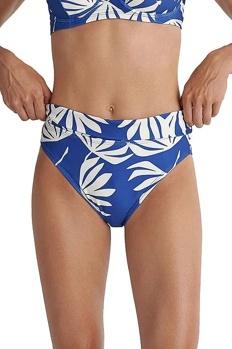 ΓΥΝΑΙΚΕΙΟ ΜΑΓΙΟ BIKINI SLIP ΨΗΛΟΜΕΣΟ ΜΕ ΜΠΑΣΚΑ TROPICAL ΤΥΠΩΜΑ-COCO LEAF