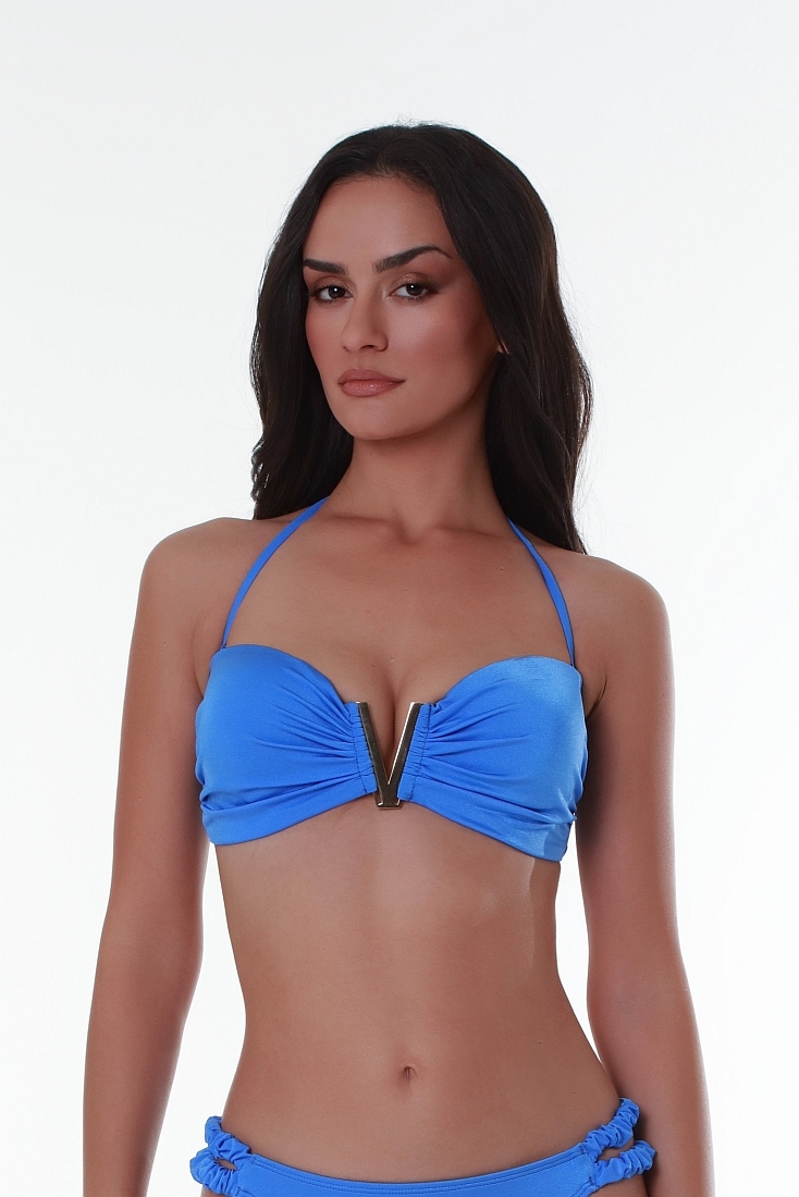 ΓΥΝΑΙΚΕΙΟ ΜΑΓΙΟ BIKINI TOP STRAPLESS PUSH-UP ΓΥΑΛΙΣΤΕΡΟ ME ΕΝΙΣΧΥΣΗ ΑΠΟΣΠΩΜΕΝΕΣ ΤΙΡΑΝΤΕΣ & ΔΕΣΙΜΟ ΠΛΑΤΗΣ-FASHION SOLIDS